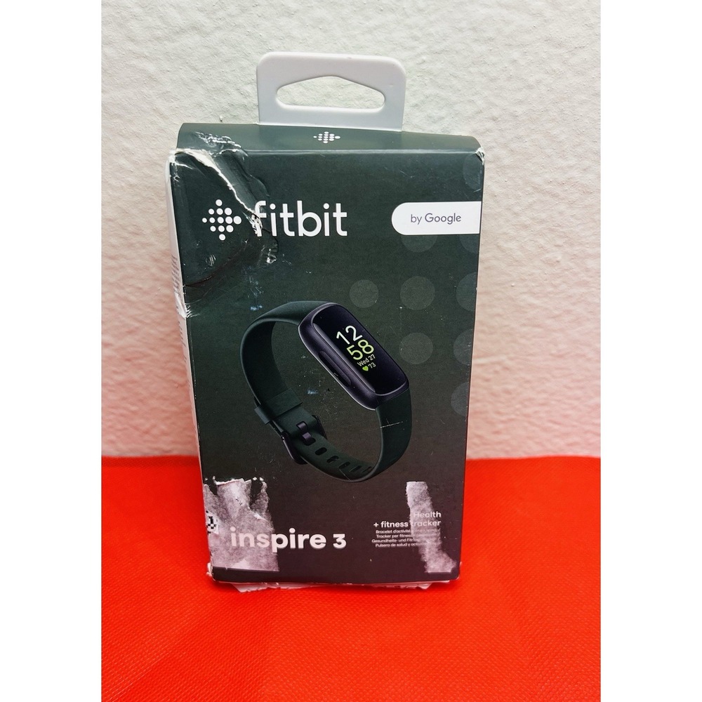 Fitbit Inspire 3 Fitness Activity Tracker Heart Rate Monitor in Midnight Zen